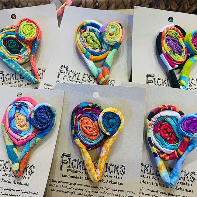Ficklesticks - Heart Pin - Artemisia Artwear