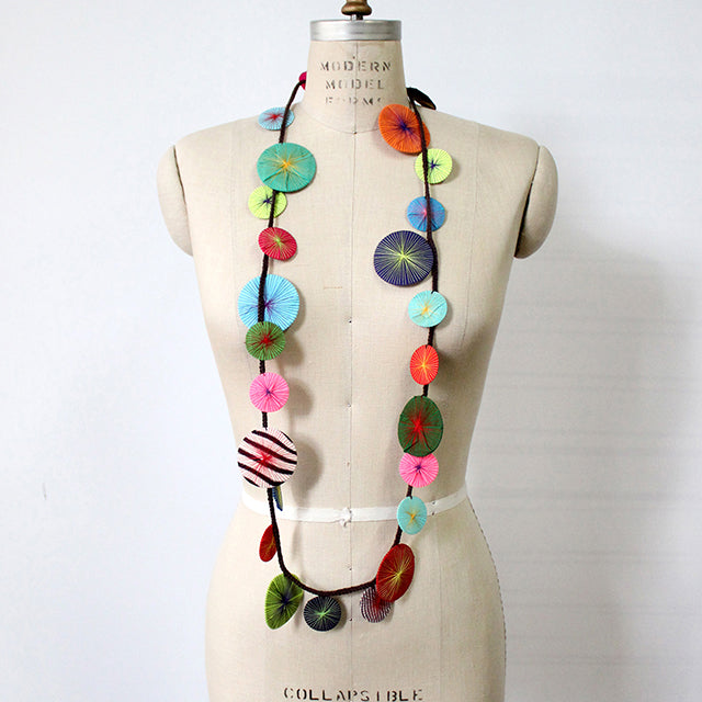Beyond Threads - Platillos Wrap Necklace - Artemisia Artwear