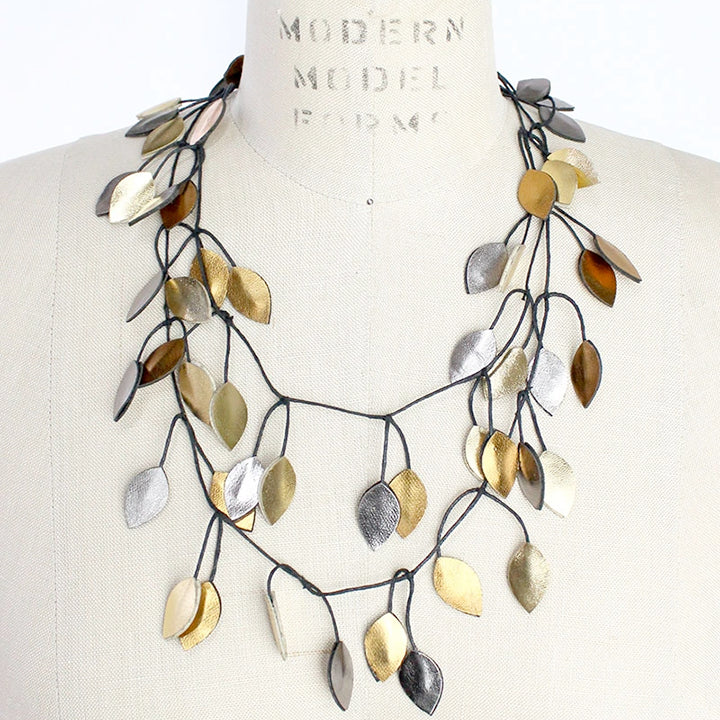 Beyond Threads - Vine Wrap Necklace - Artemisia Artwear