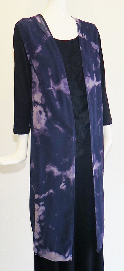 ARAE - Shibori Silk Cardigan - Artemisia Artwear