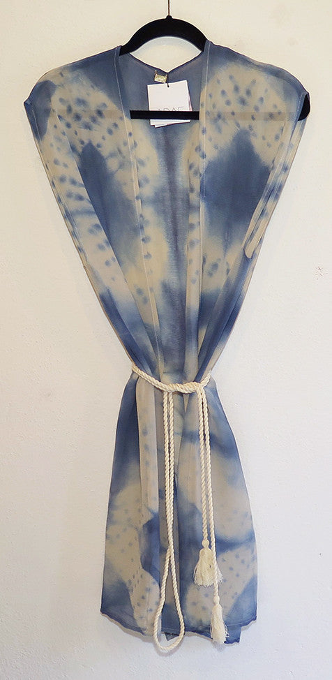 ARAE - Shibori Silk Cardigan - Artemisia Artwear
