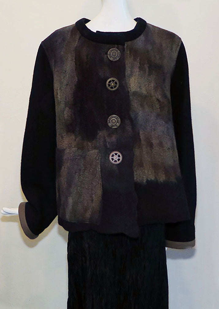 Anne Vickrey Evans - Handmade Felt Jacket - Artemisia Artwear
