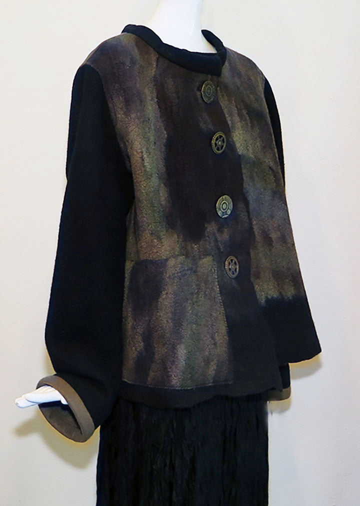 Anne Vickrey Evans - Handmade Felt Jacket - Artemisia Artwear