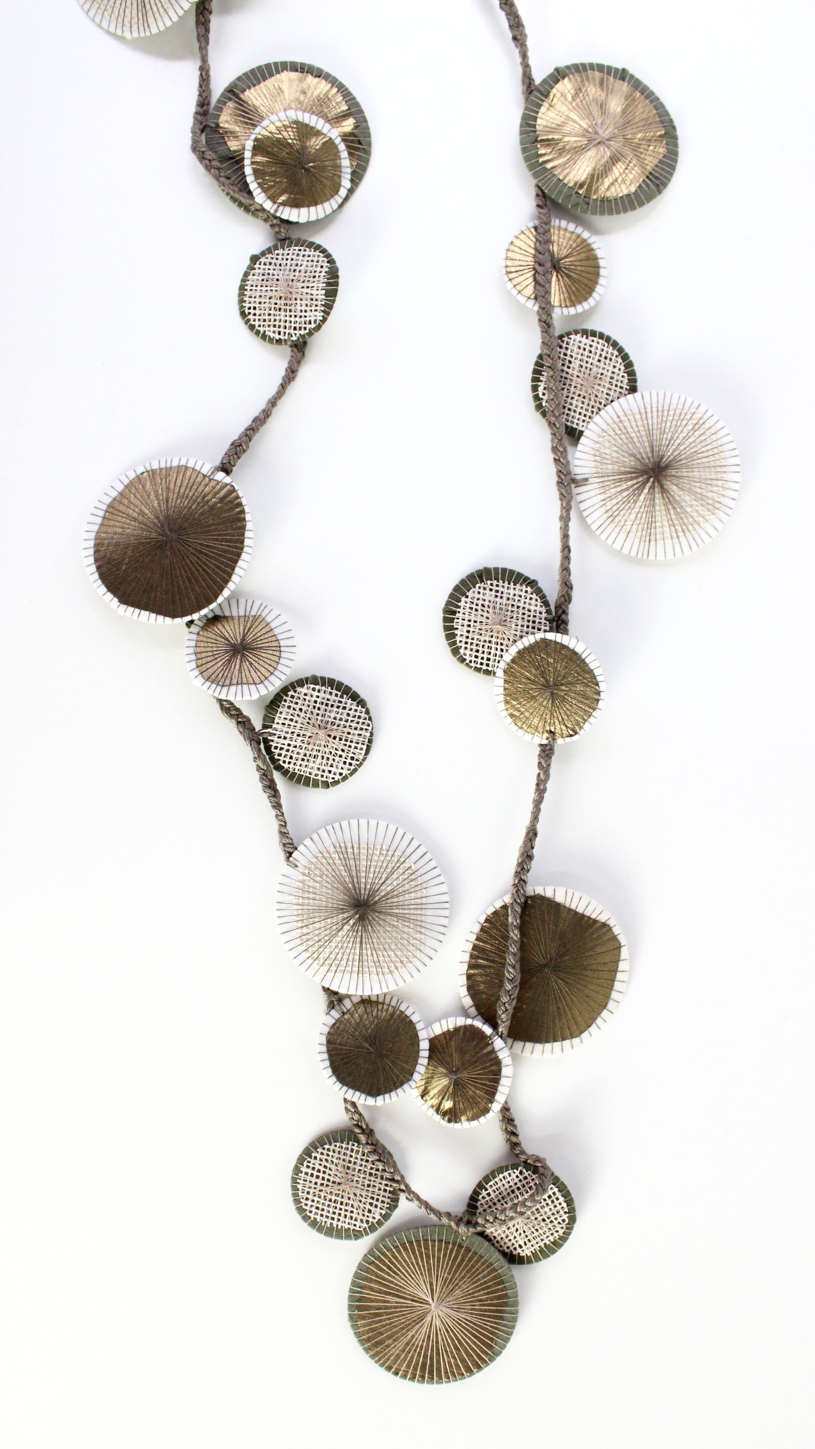 Beyond Threads - Platillos Wrap Necklace - Artemisia Artwear